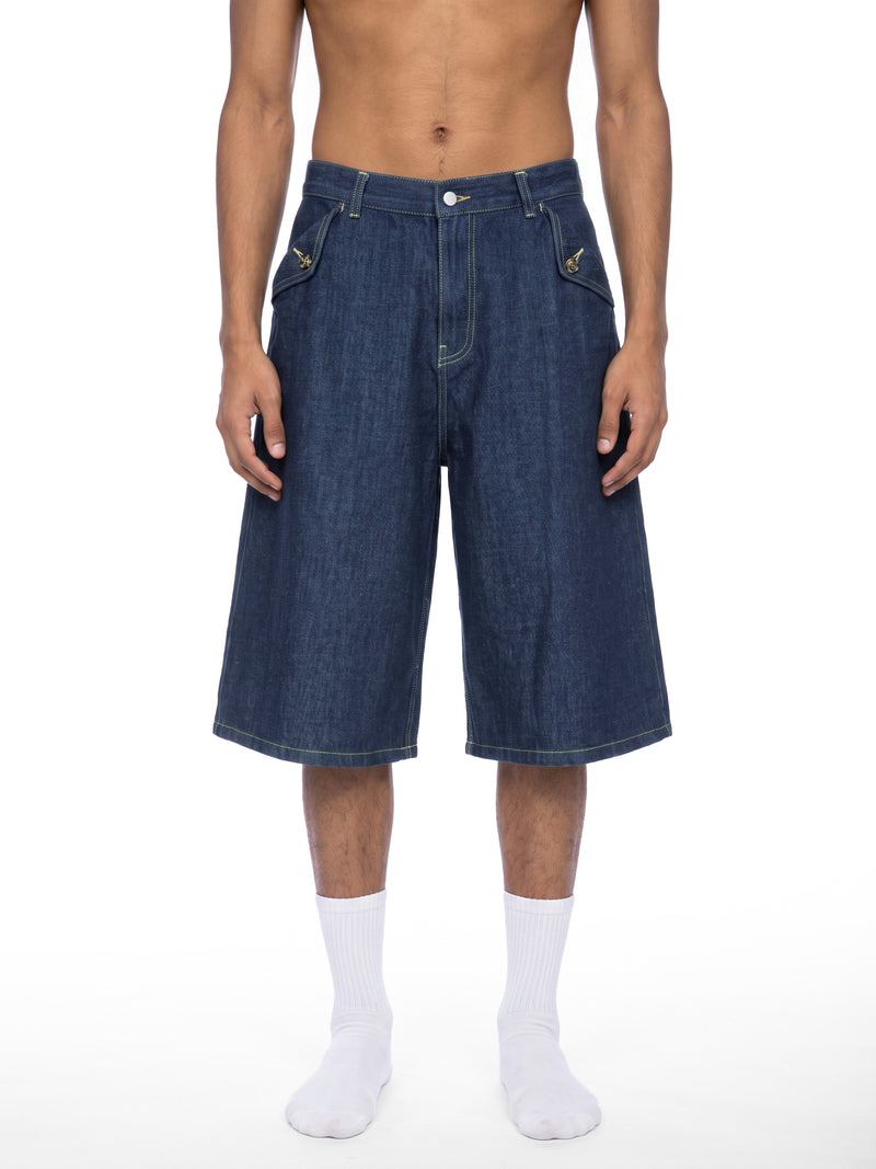 Men's Vintage Wash Denim Shorts