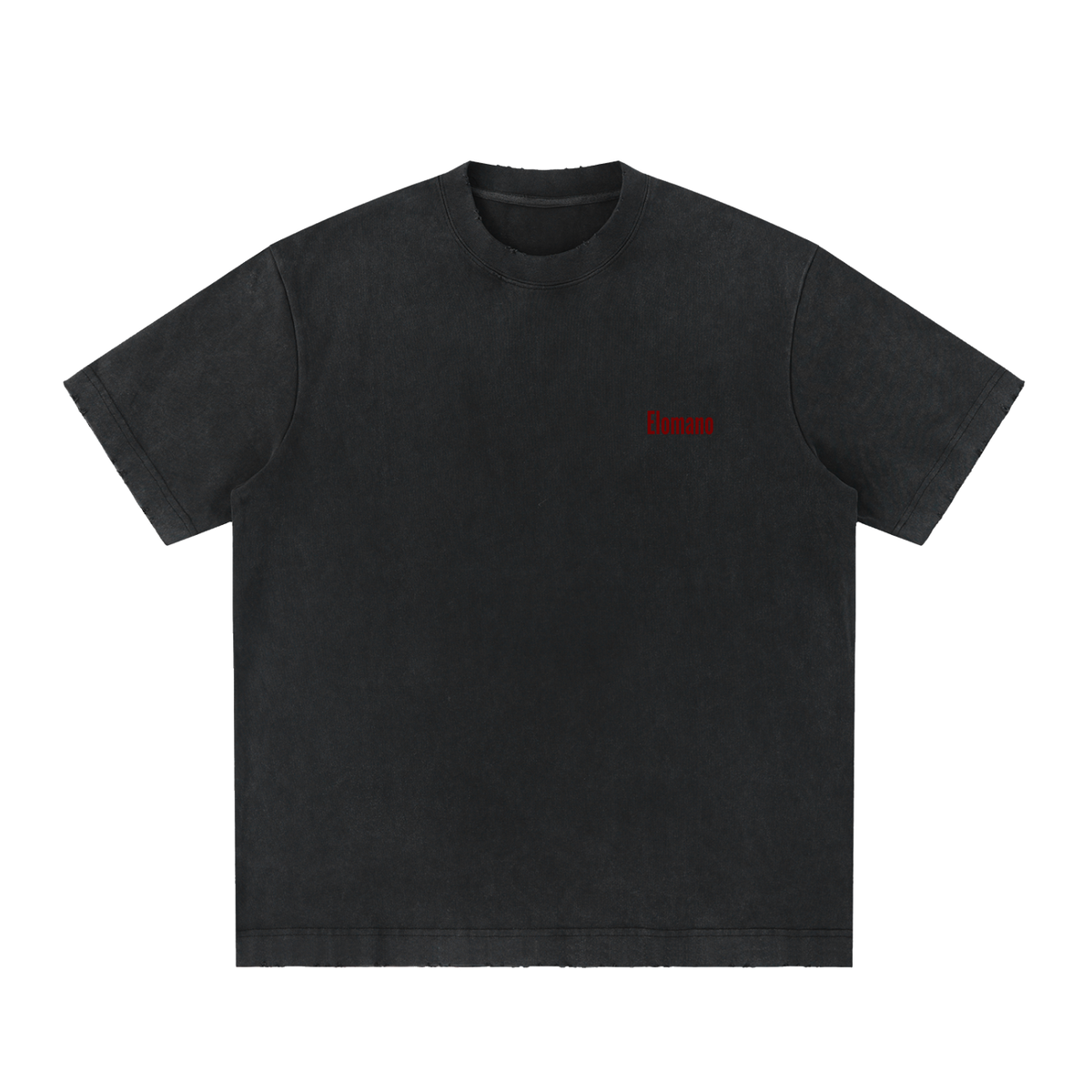 Heavyweight Vintage Washed Frayed T-Shirt