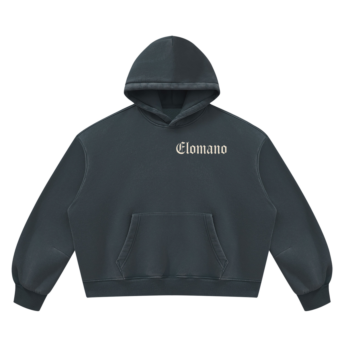 Unisex Vintage Wash Boxy Fleece Hoodie