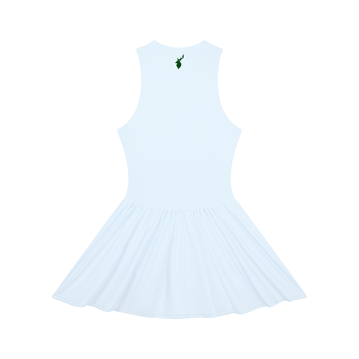 Women’s Ruched Sleeveless Full-Zip Dress