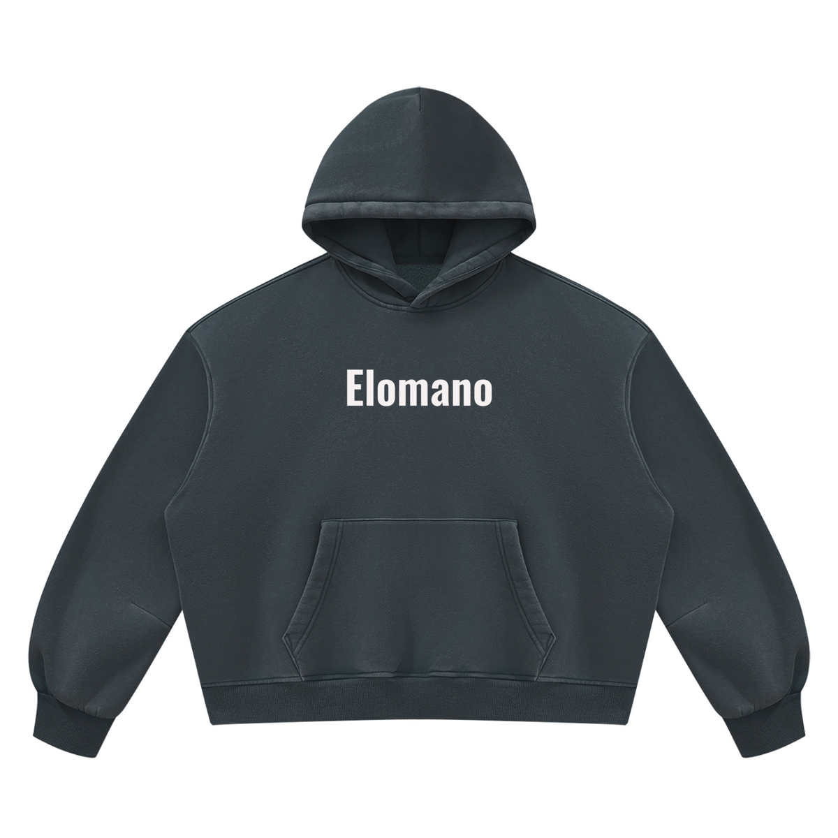 Unisex Vintage Wash Boxy Fleece Hoodie