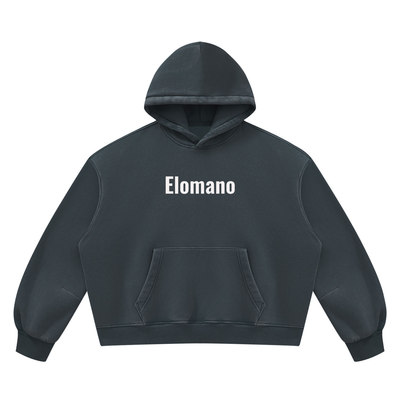 Unisex Vintage Wash Boxy Fleece Hoodie