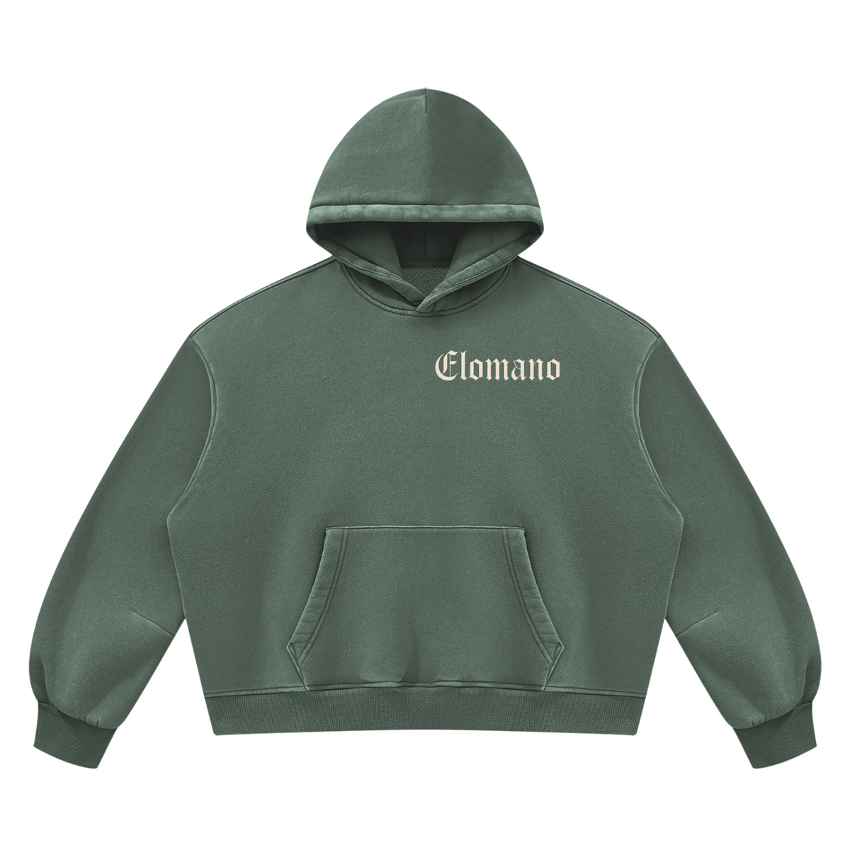 Unisex Vintage Wash Boxy Fleece Hoodie