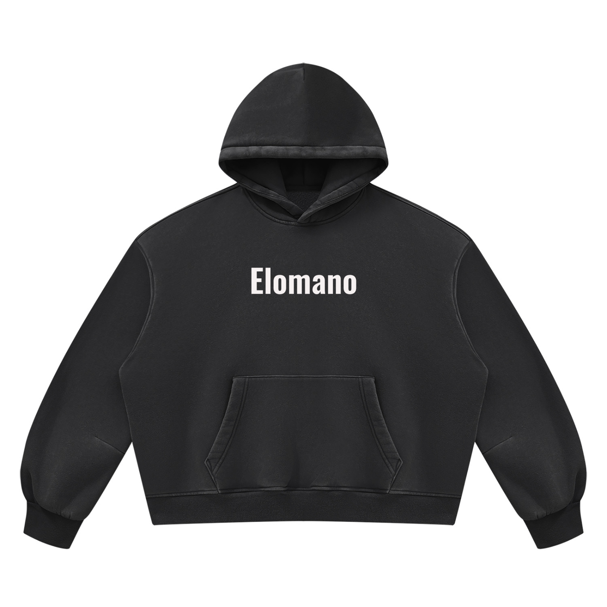 Unisex Vintage Wash Boxy Fleece Hoodie