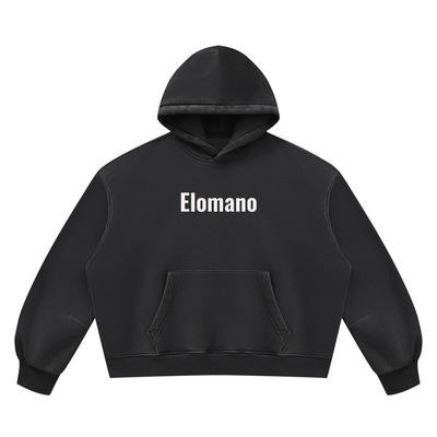 Unisex Vintage Wash Boxy Fleece Hoodie