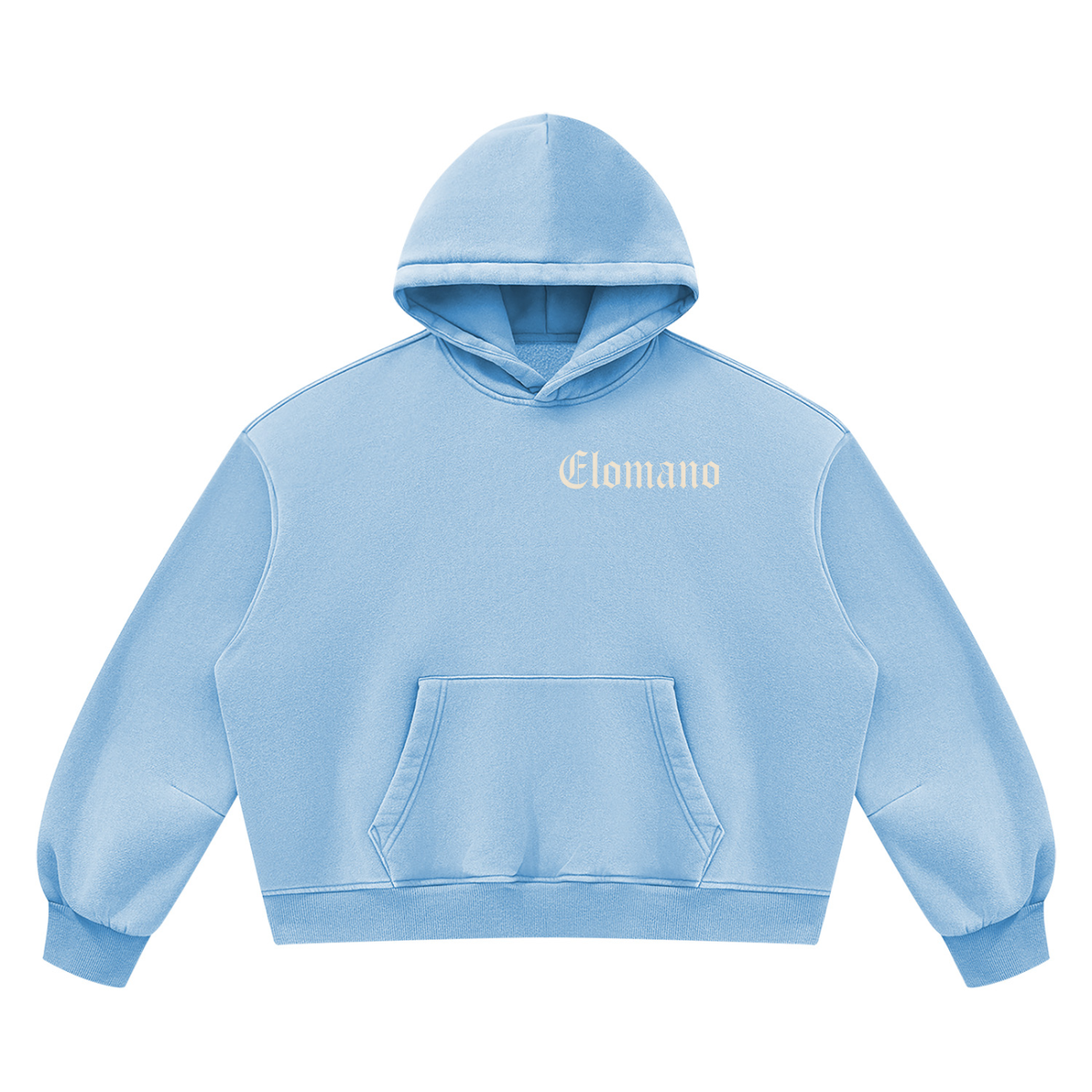 Unisex Vintage Wash Boxy Fleece Hoodie