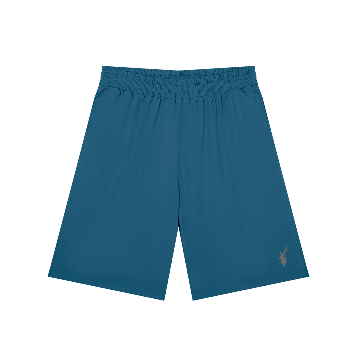 Men’s Solid Elastic Waist Shorts