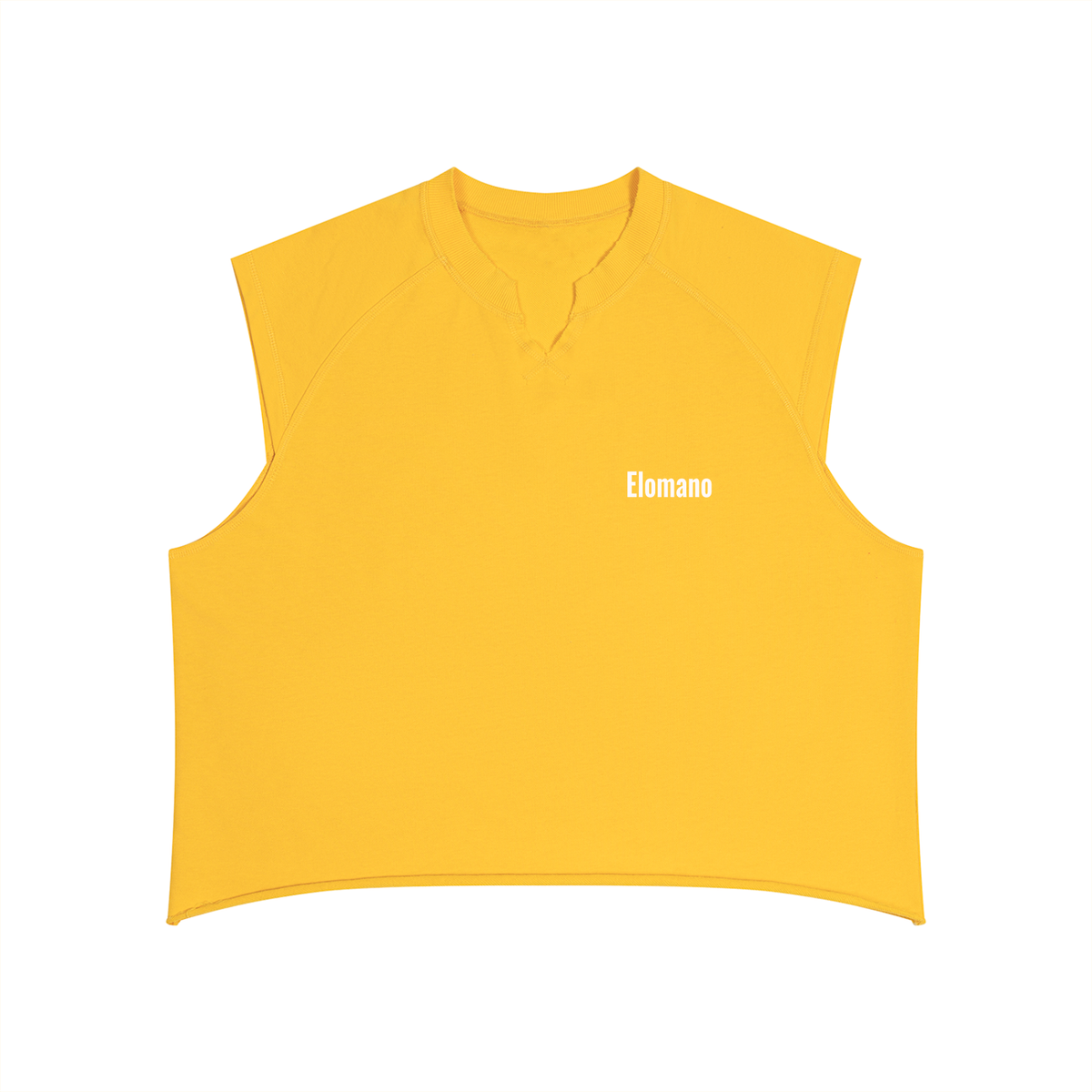 Men’s Boxy Raw Hem Tank Top