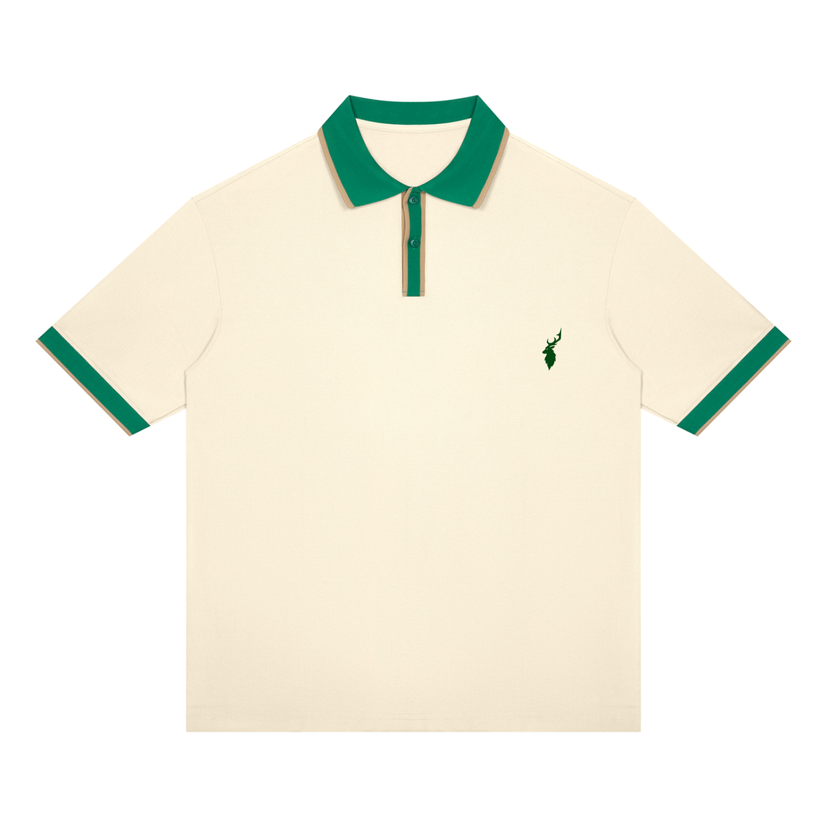 Unisex Color Block Polo Shirt