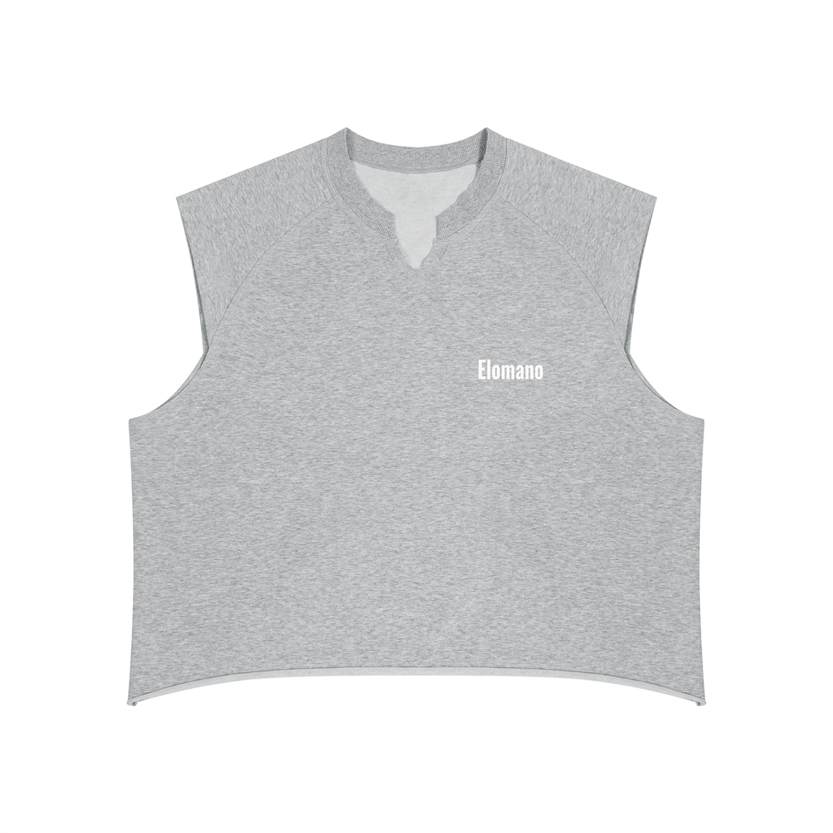 Men’s Boxy Raw Hem Tank Top