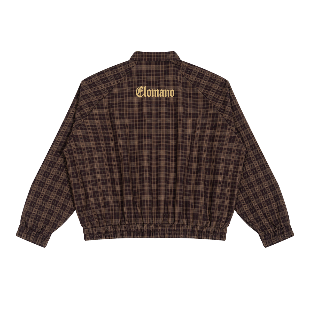 Unisex Plaid Full-Zip Track Jacket