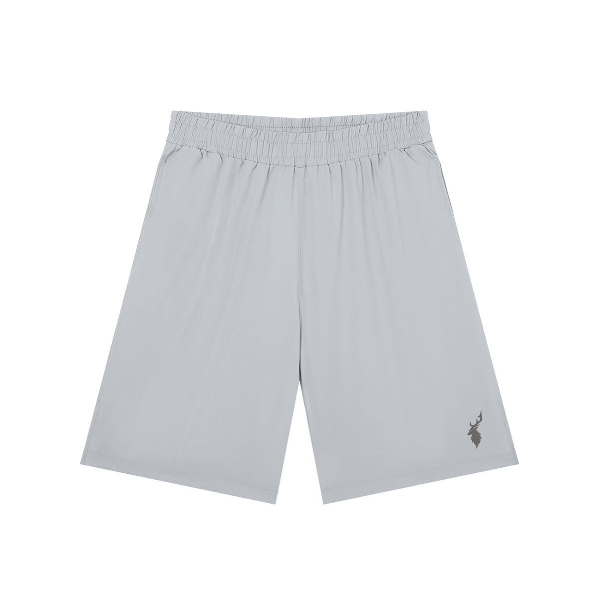 Men’s Solid Elastic Waist Shorts