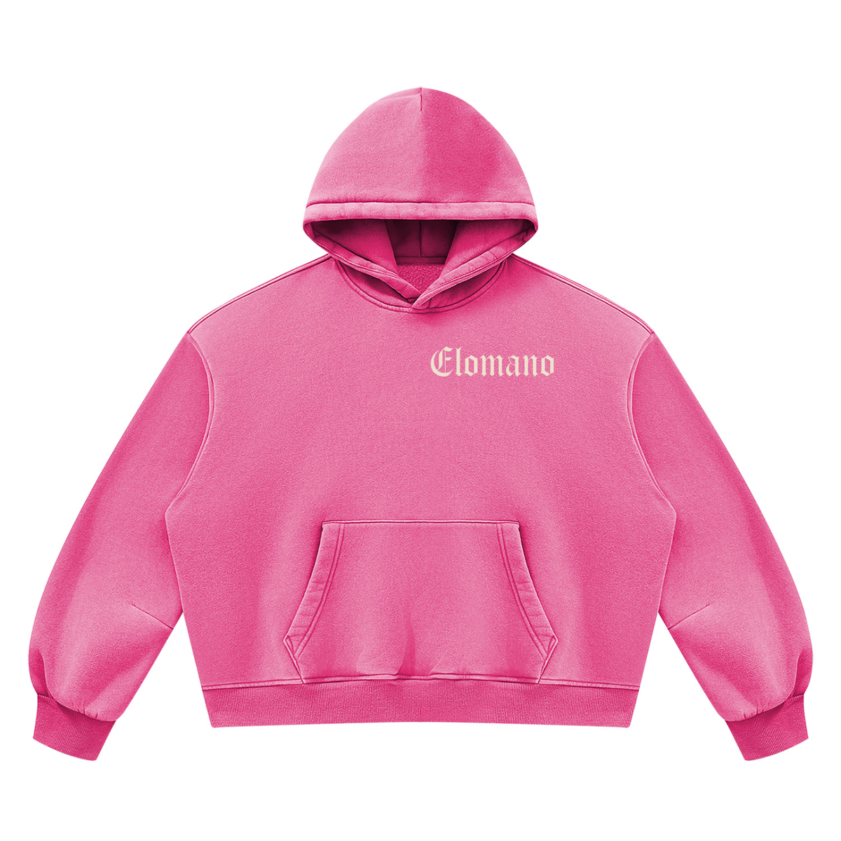 Unisex Vintage Wash Boxy Fleece Hoodie