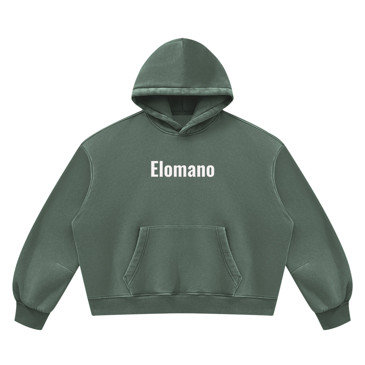 Unisex Vintage Wash Boxy Fleece Hoodie