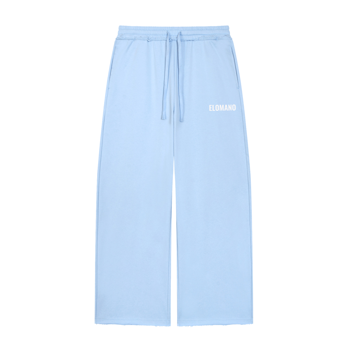 Women’s Wide Leg Raw Edge Sweatpants