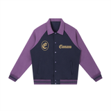 Navy Blue with Purple