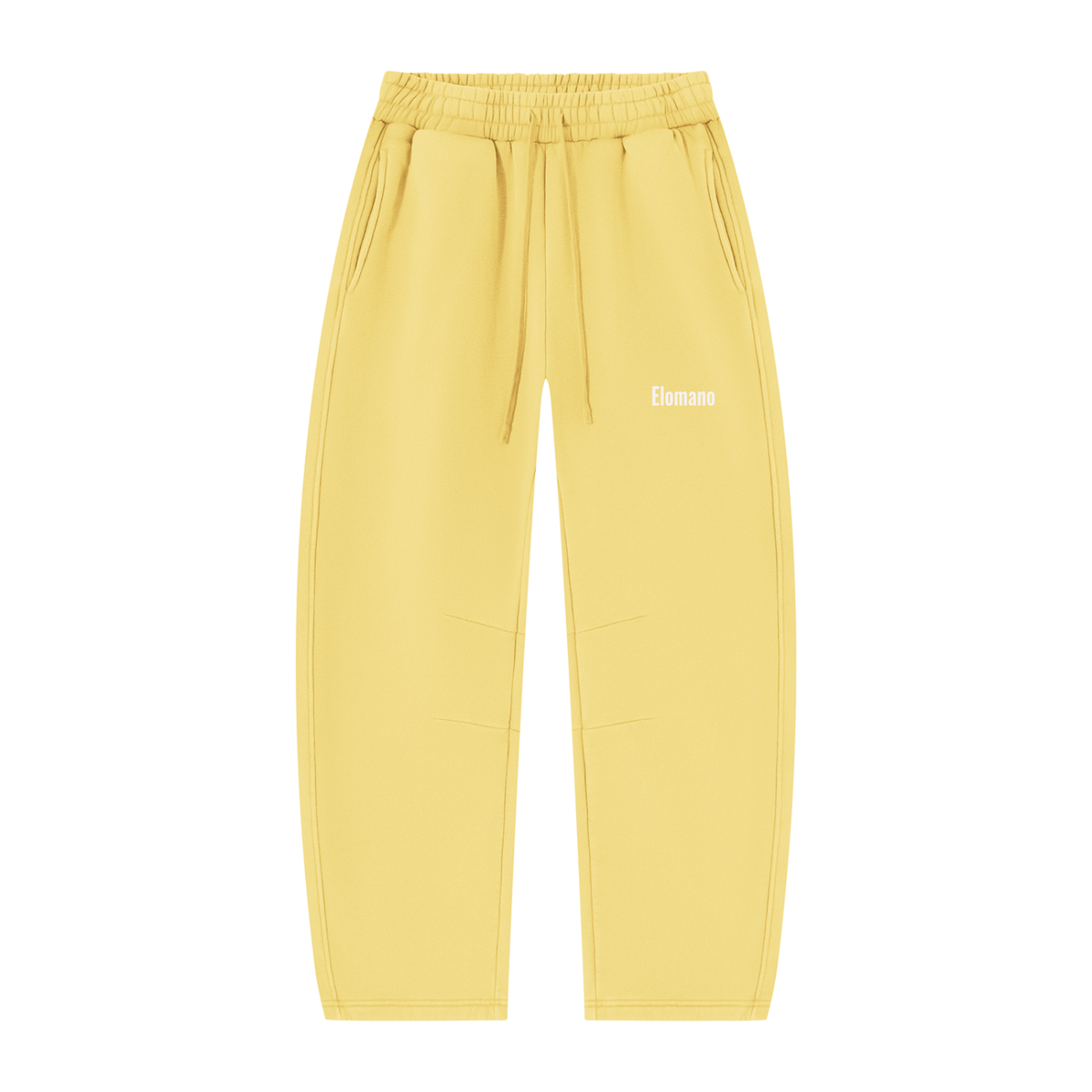 Unisex Vintage Wash Barrel Leg Fleece Sweatpants