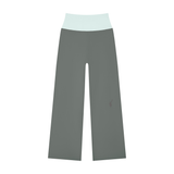 Dark Gray with Light Blue