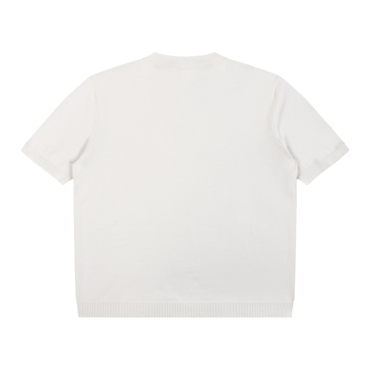 Cotton Knit Short Sleeve Henley T-Shirt