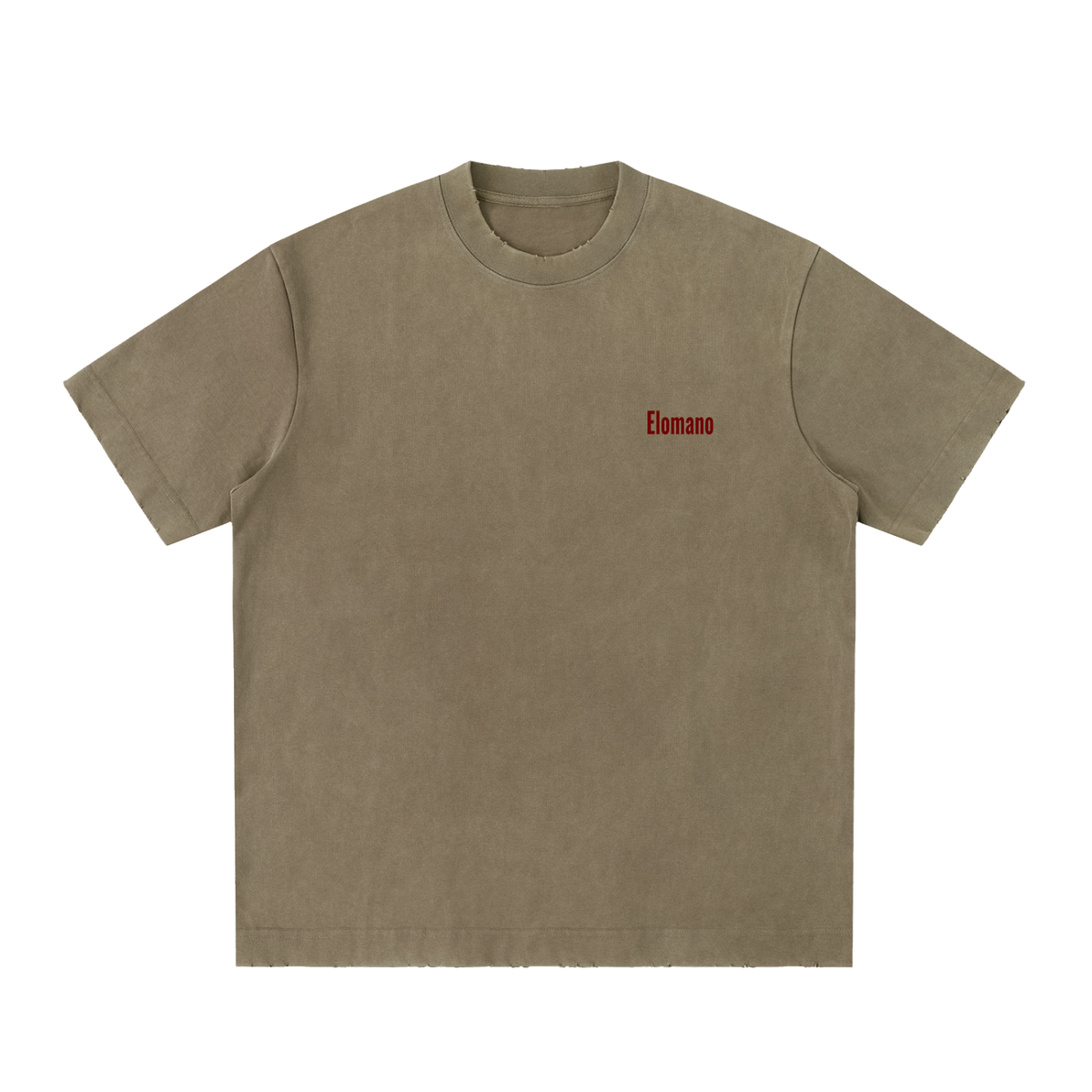 Heavyweight Vintage Washed Frayed T-Shirt