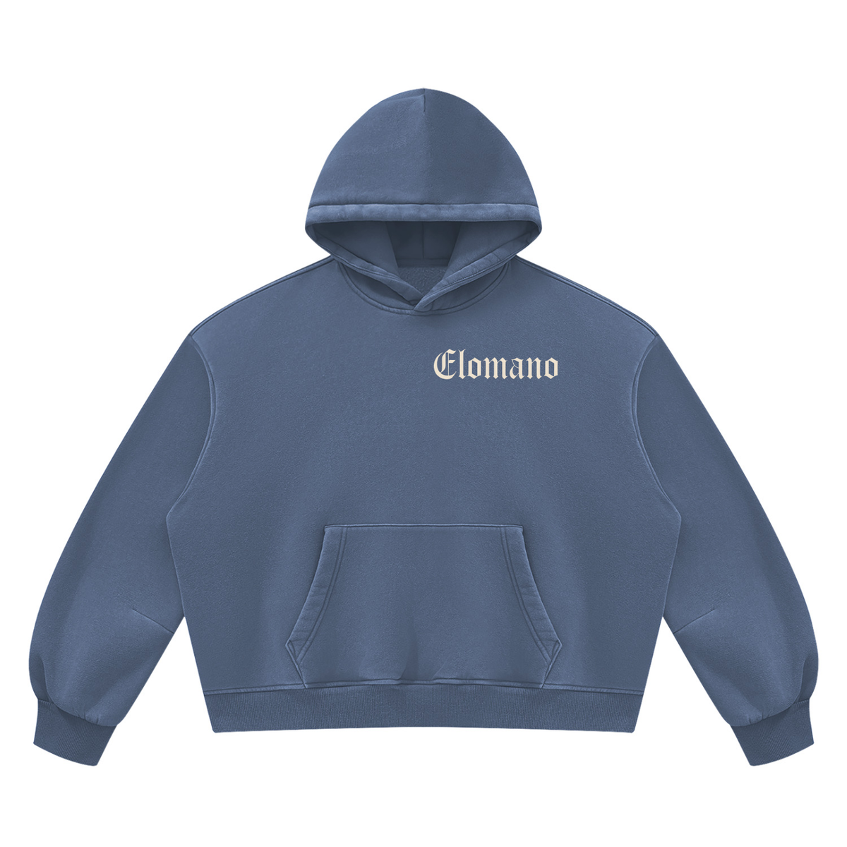 Unisex Vintage Wash Boxy Fleece Hoodie