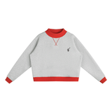 Flower Gray with Red