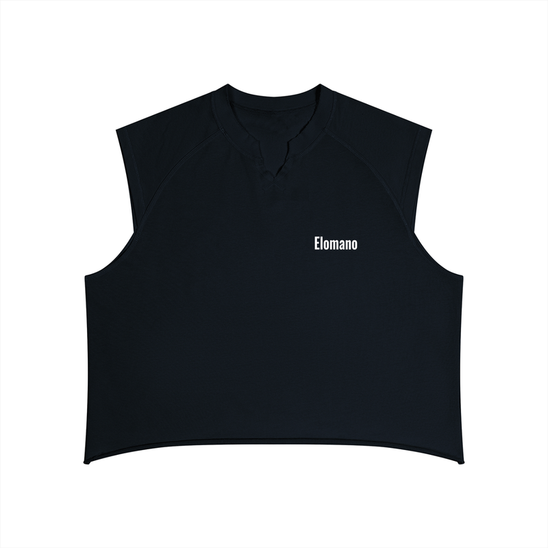 Men’s Boxy Raw Hem Tank Top