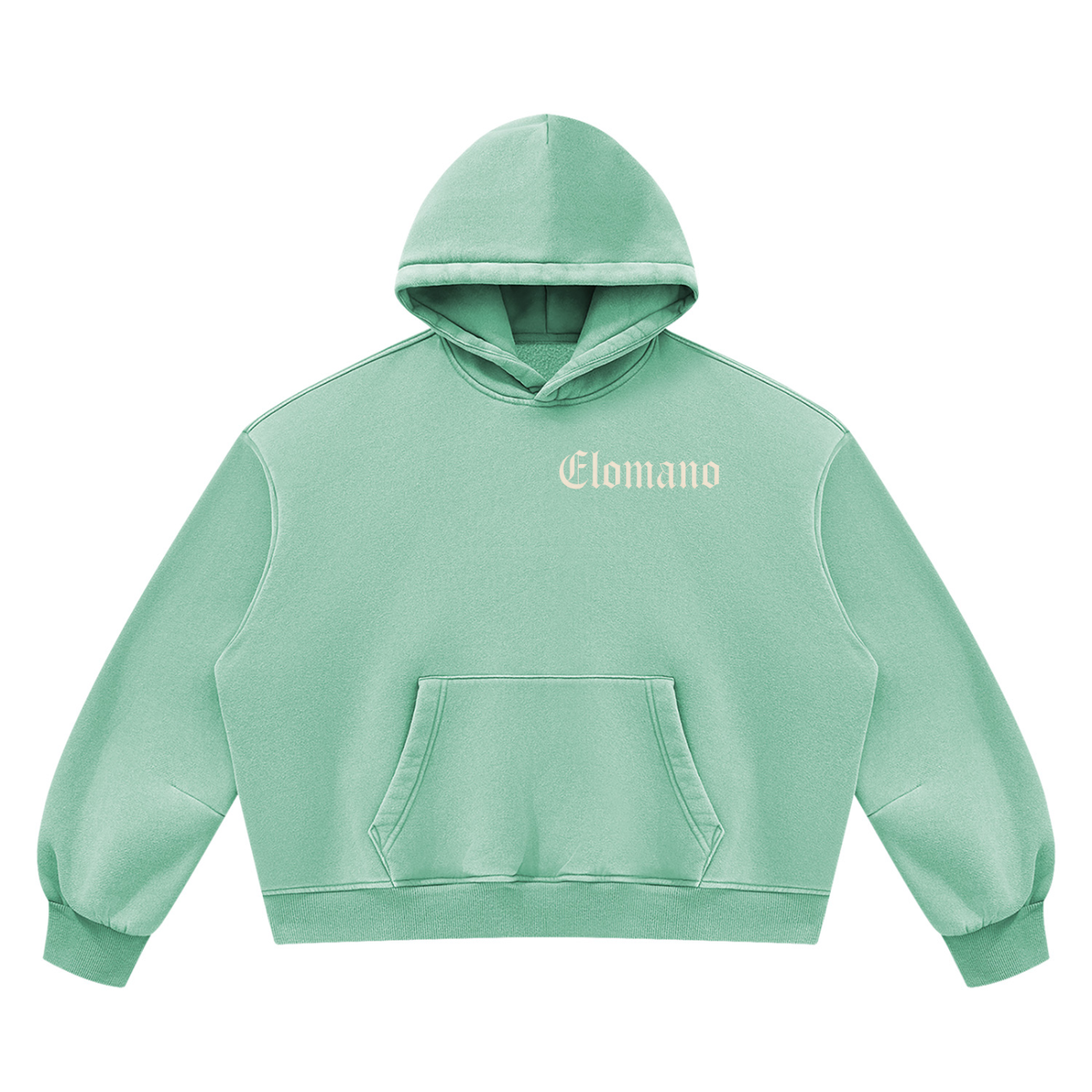 Unisex Vintage Wash Boxy Fleece Hoodie