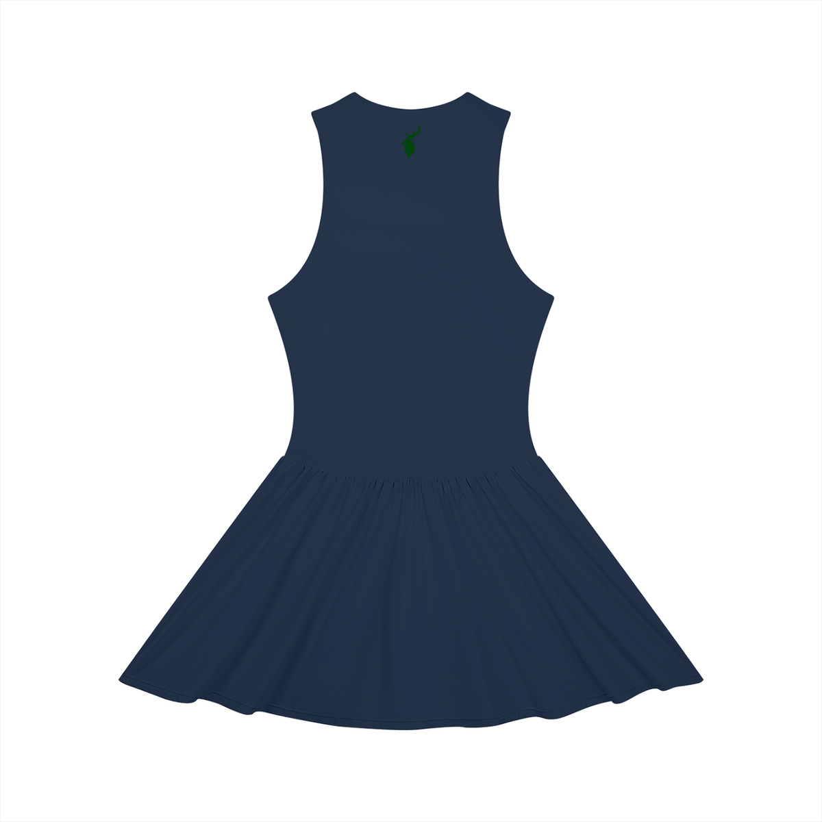 Women’s Ruched Sleeveless Full-Zip Dress
