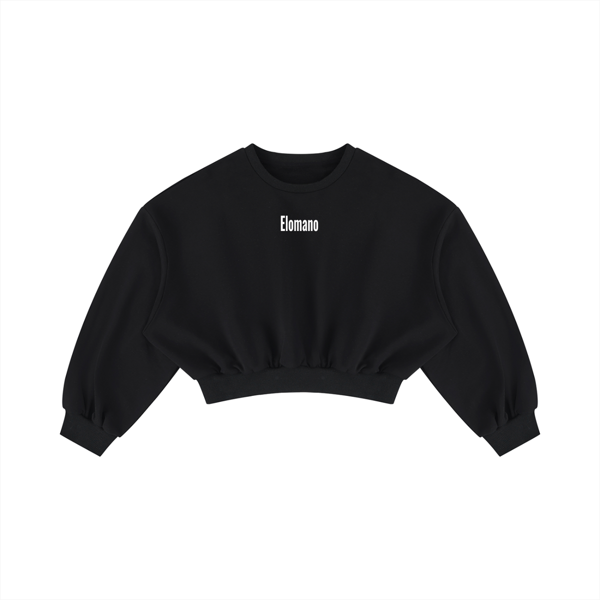 Women's Boxy Cropped Crewneck Sweatshirt