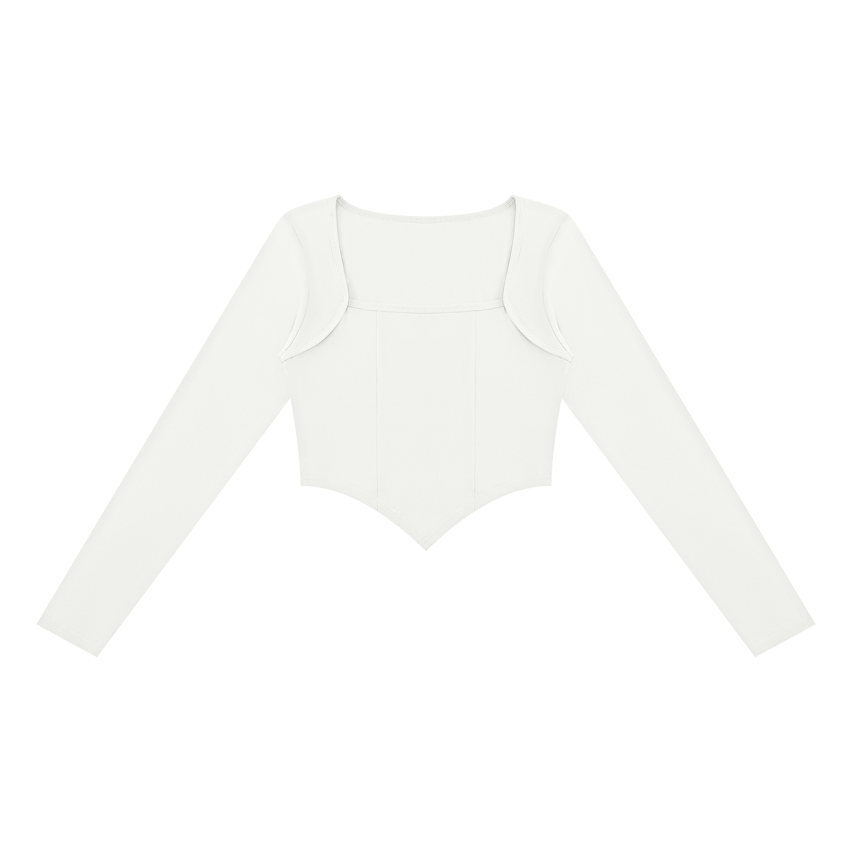 Women's Square Neck Cropped T-Shirt