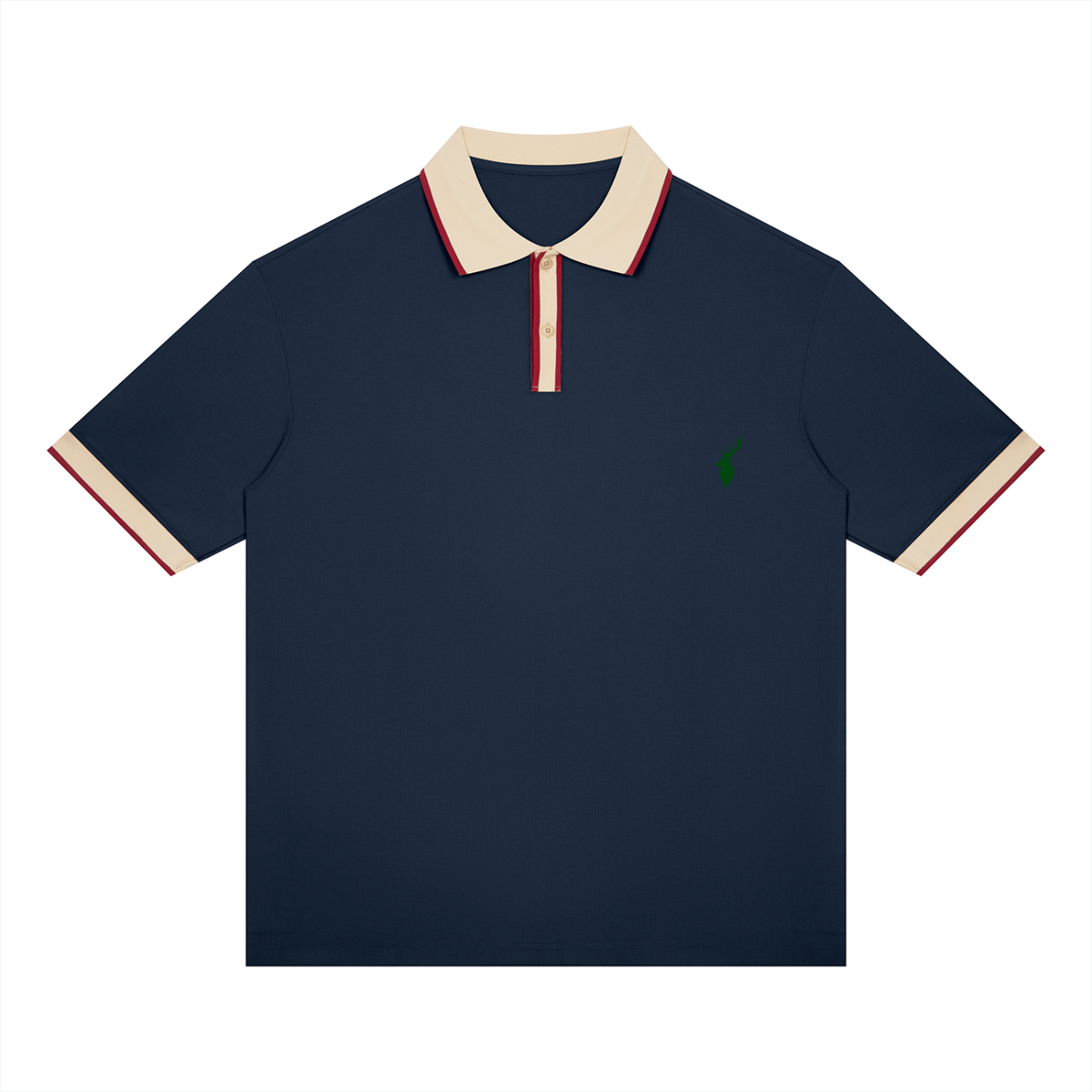 Unisex Color Block Polo Shirt