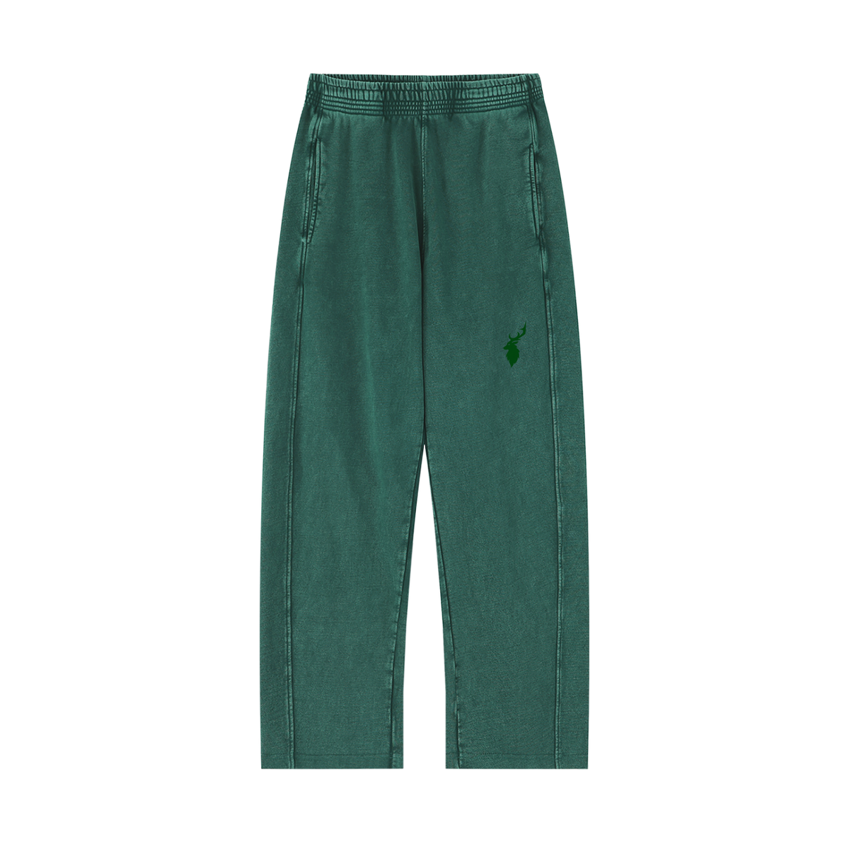 Unisex Mineral Wash Straight Sweatpants