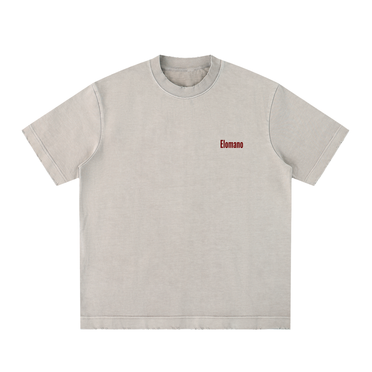 Heavyweight Vintage Washed Frayed T-Shirt