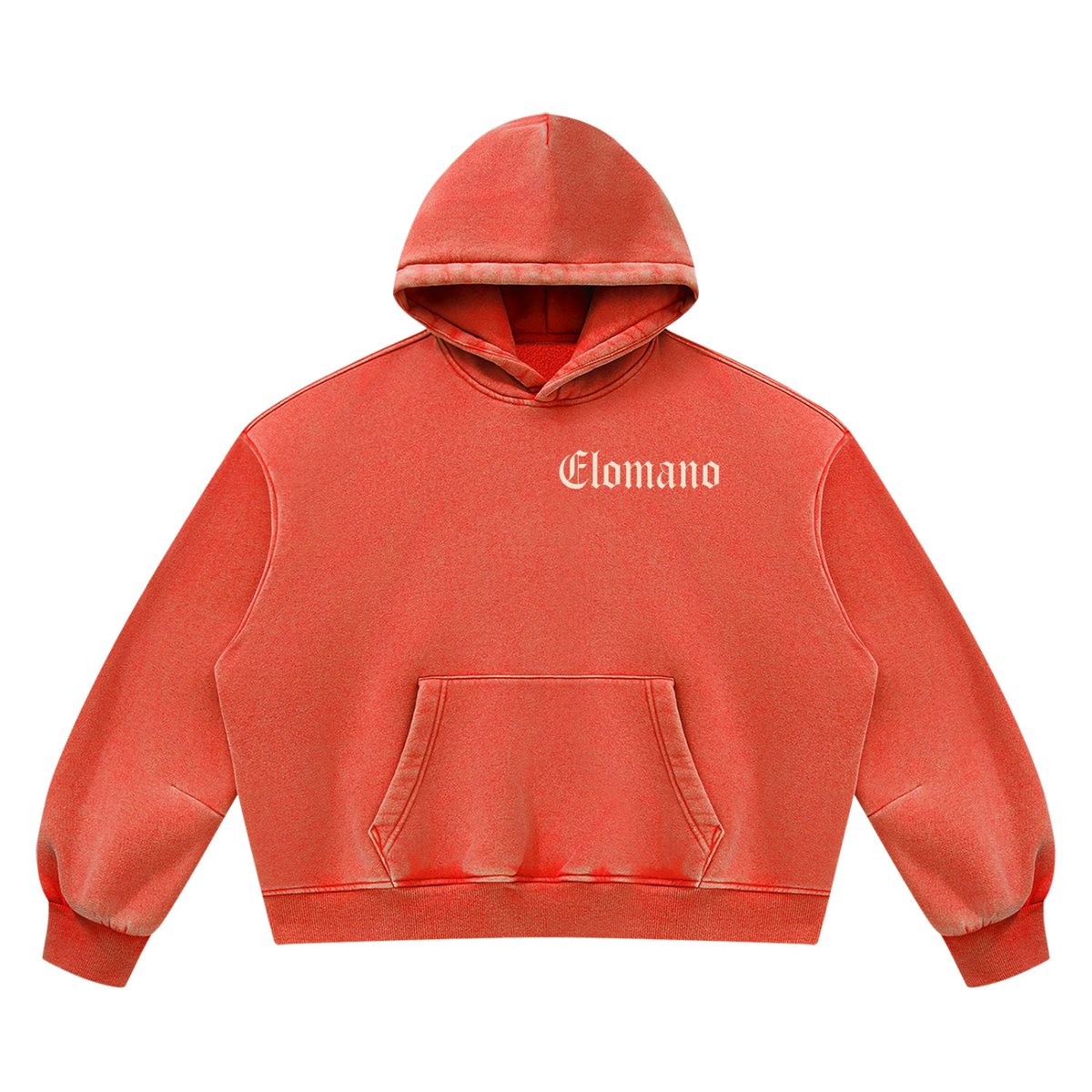 Unisex Vintage Wash Boxy Fleece Hoodie
