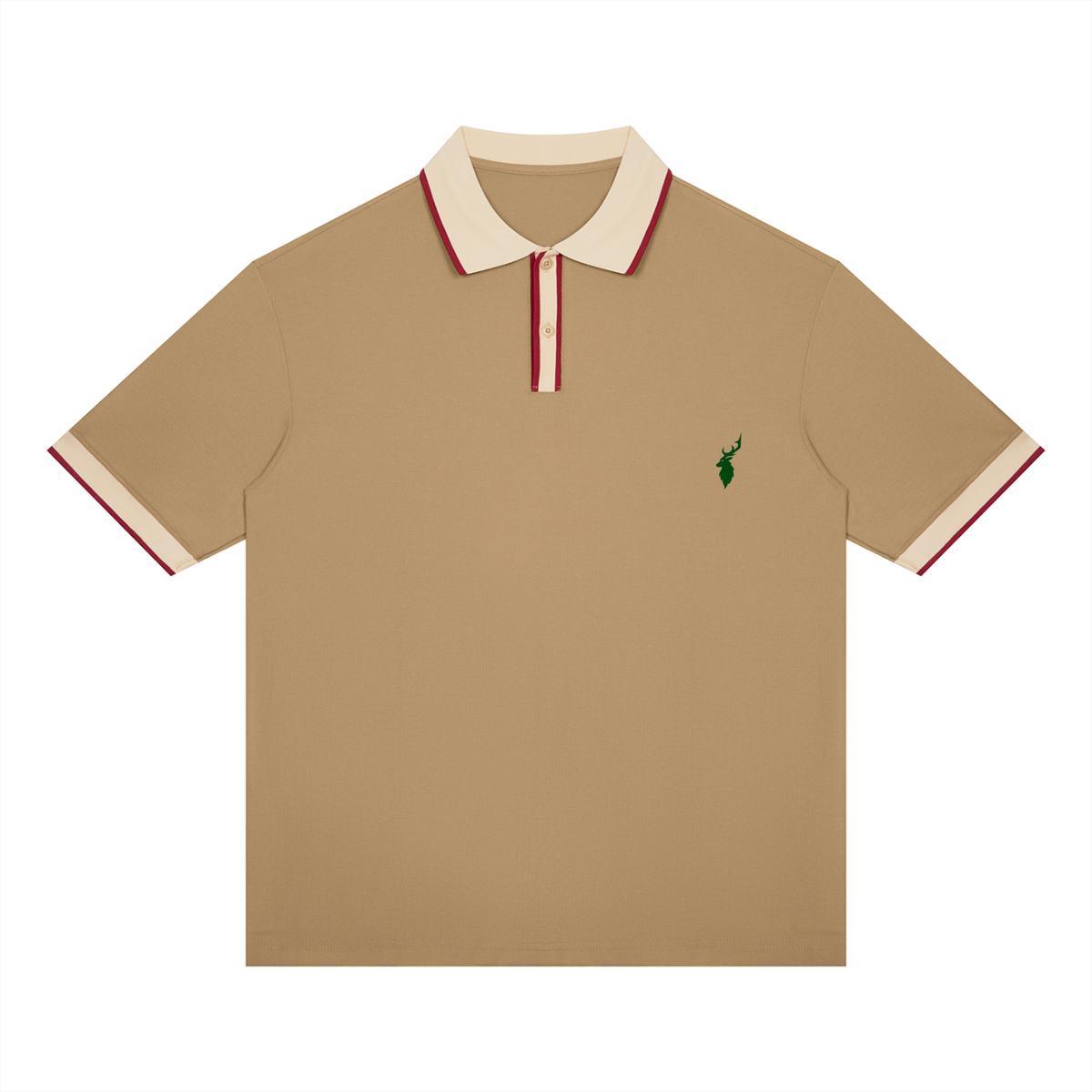 Unisex Color Block Polo Shirt