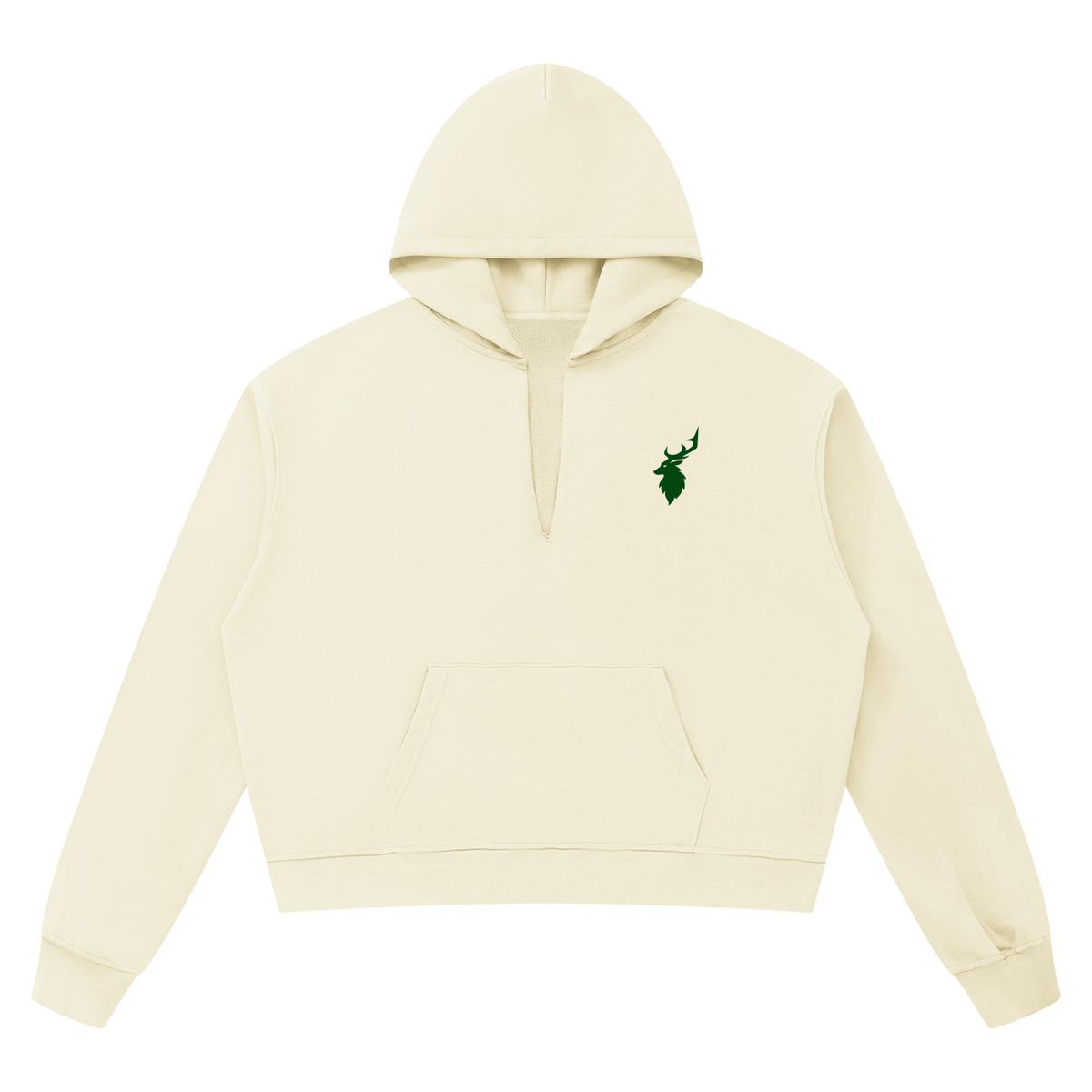 Unisex Boxy Raw Edge Hoodie