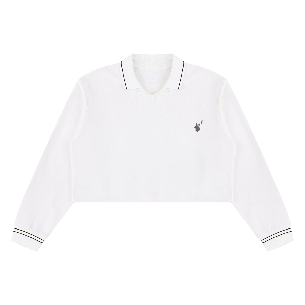 Women’s Crop Collared Sweatshirt