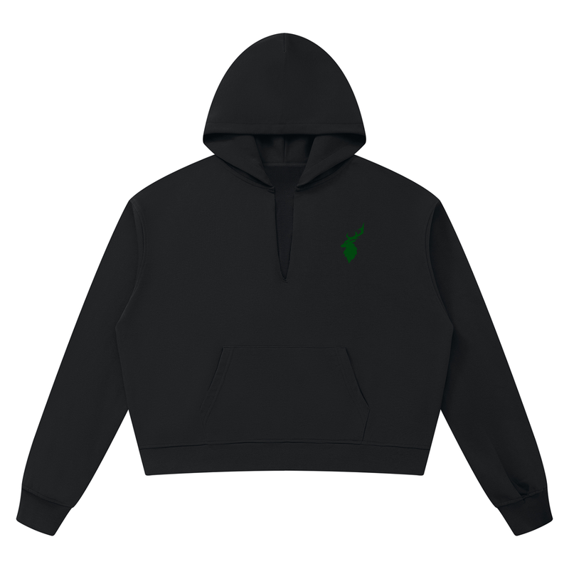 Unisex Boxy Raw Edge Hoodie