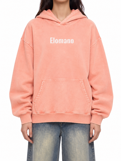 Unisex Vintage Wash Boxy Fleece Hoodie