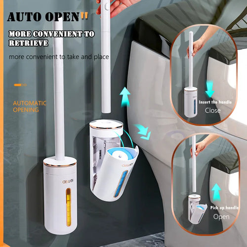 Wall-mounted Disposable Cleaning Brush