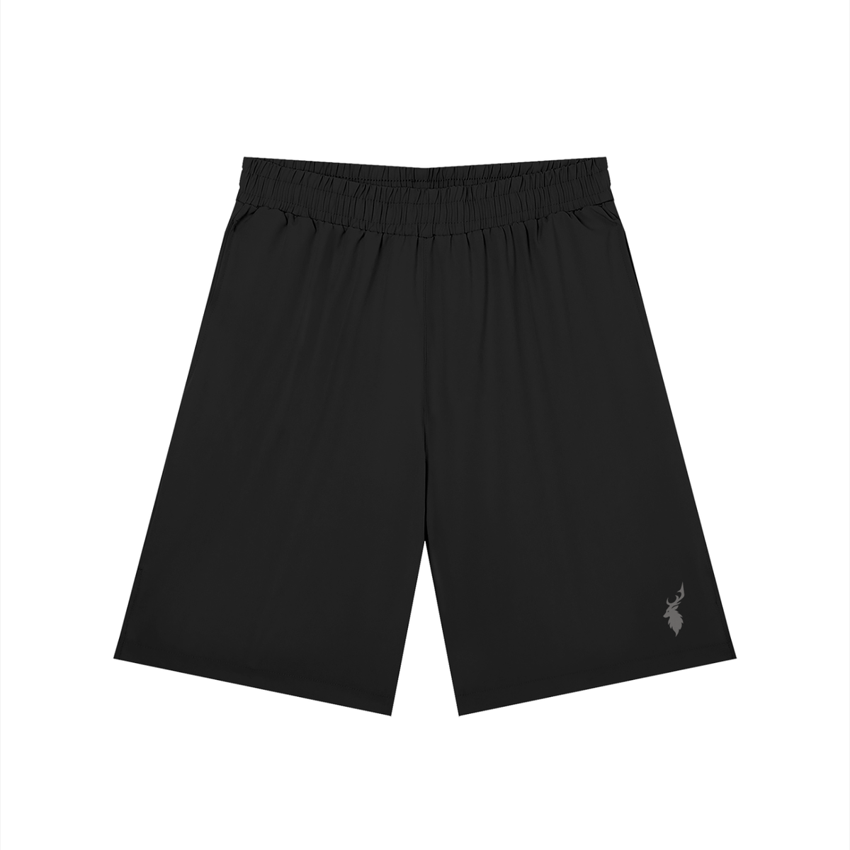 Men’s Solid Elastic Waist Shorts