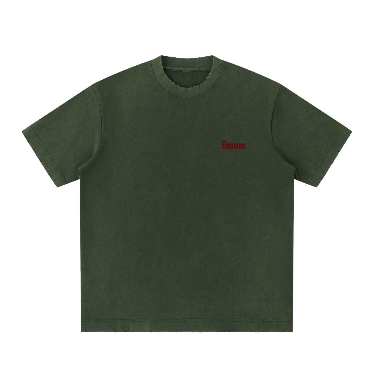 Heavyweight Vintage Washed Frayed T-Shirt