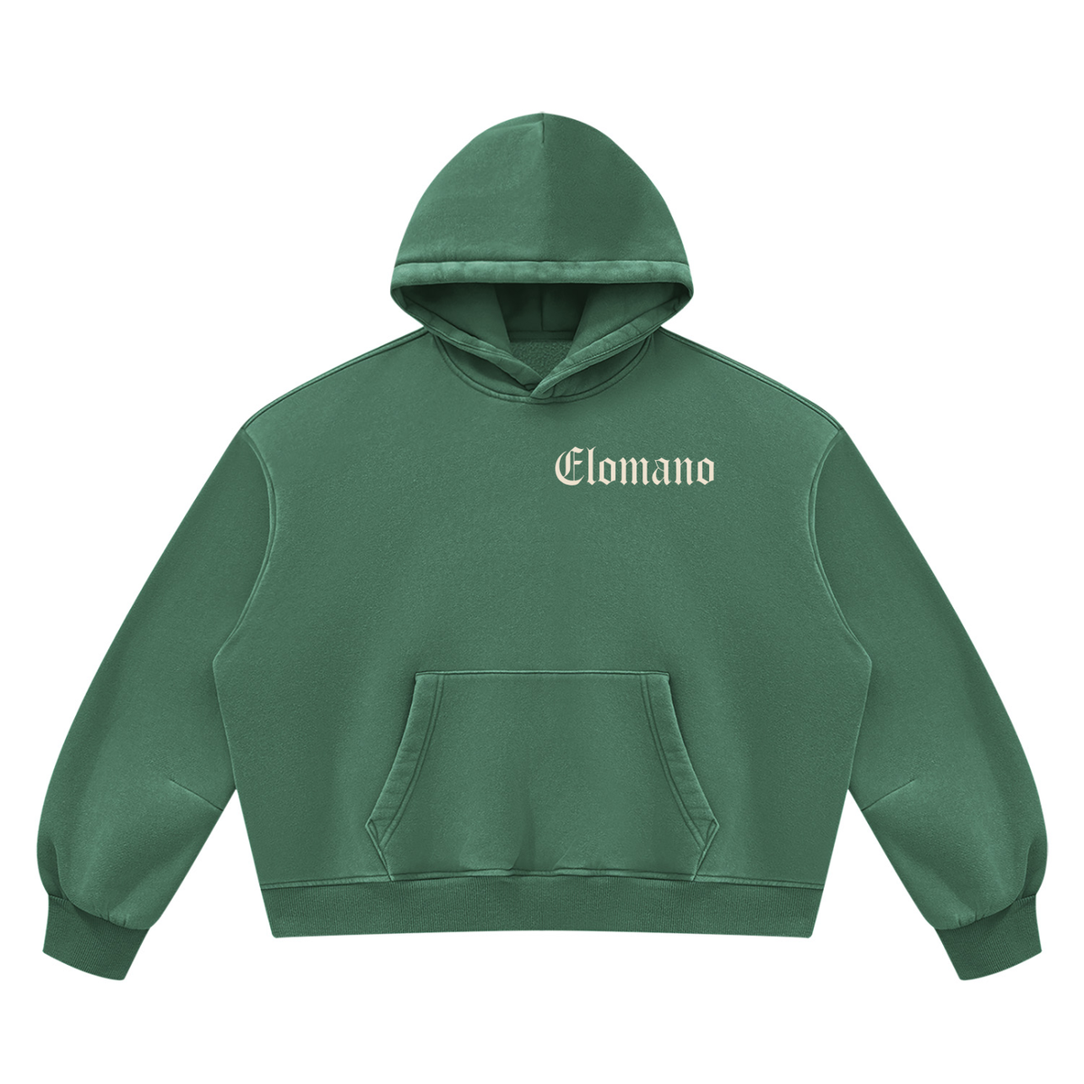 Unisex Vintage Wash Boxy Fleece Hoodie
