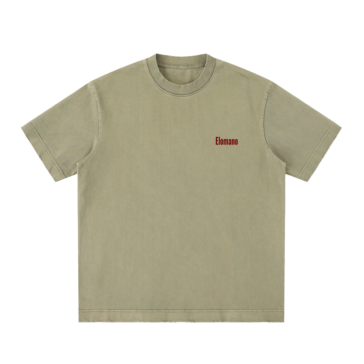 Heavyweight Vintage Washed Frayed T-Shirt
