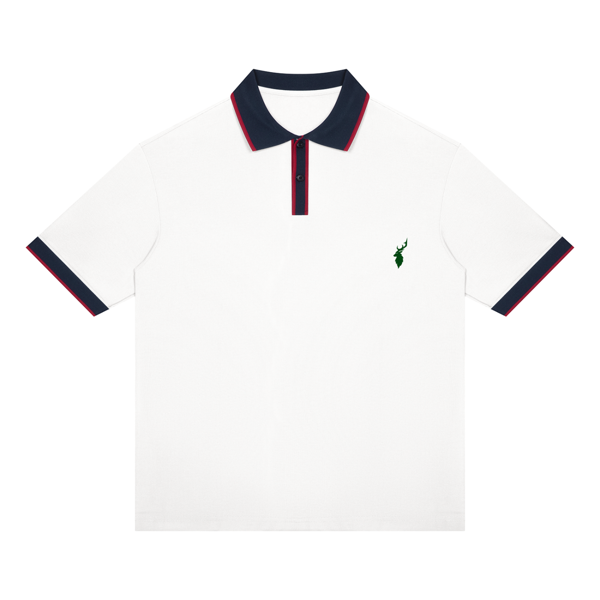 Unisex Color Block Polo Shirt