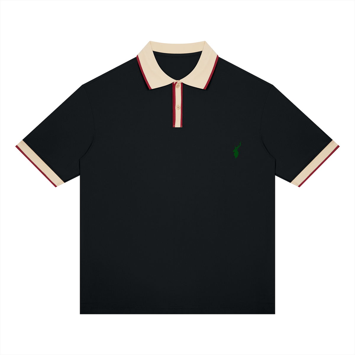 Unisex Color Block Polo Shirt