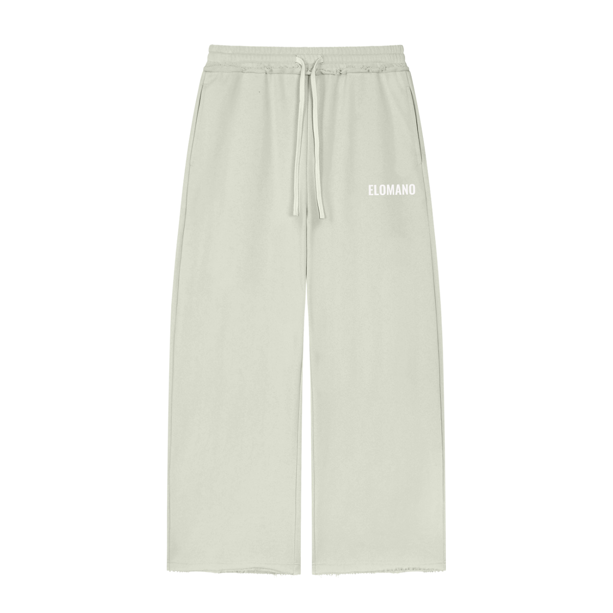 Women’s Wide Leg Raw Edge Sweatpants
