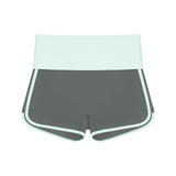 Dark Gray with Light Blue