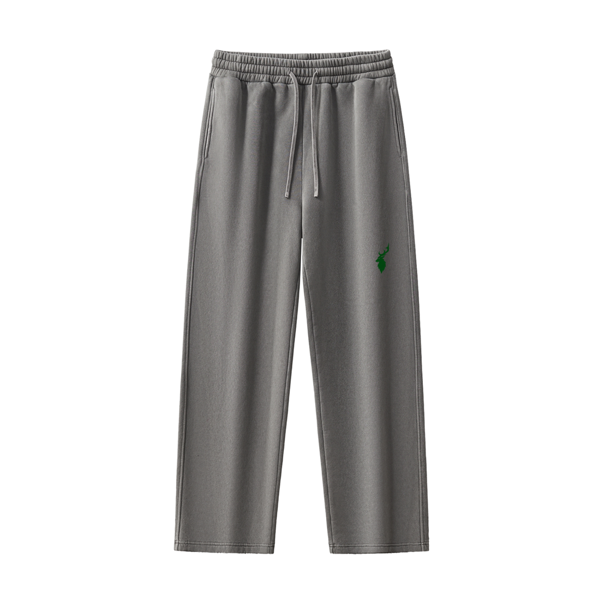 Frayed Enzyme Washed Fleece Sweatpants